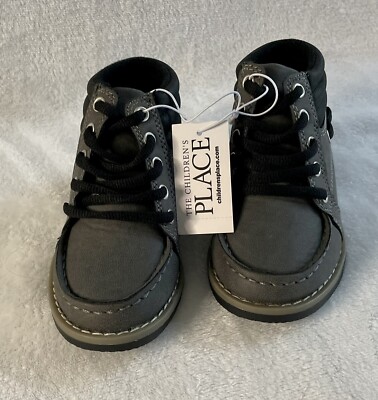 The Childrens Place  Toddler Boys Boots Lace Up Ankle HighTop Shoes Size 12