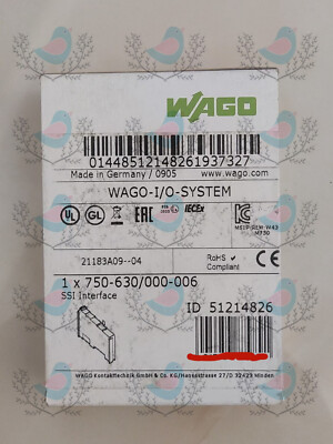 750-630/000-006 WAGO SSI interface module brand new Shipping DHL or FedEX