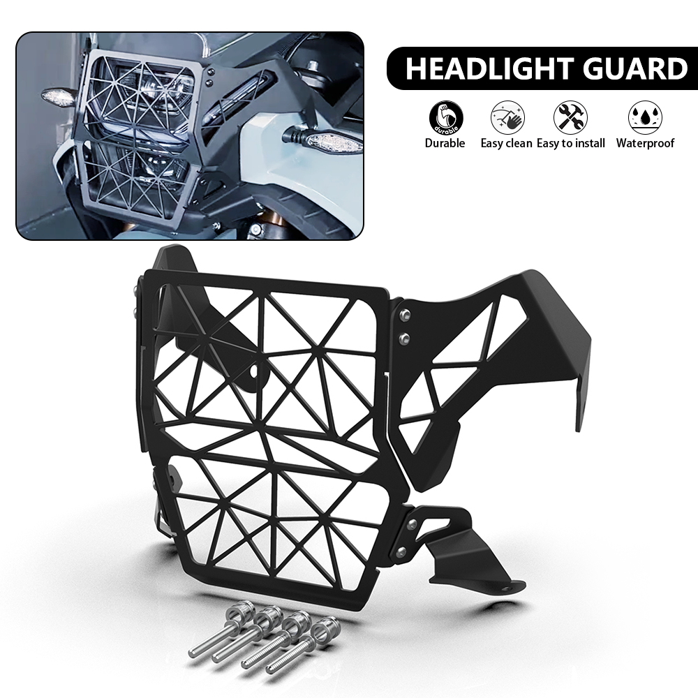 MOTORCYCLE HEADLIGHT GUARD STAINLESS STEEL For CFMOTO 450MT/IBEX