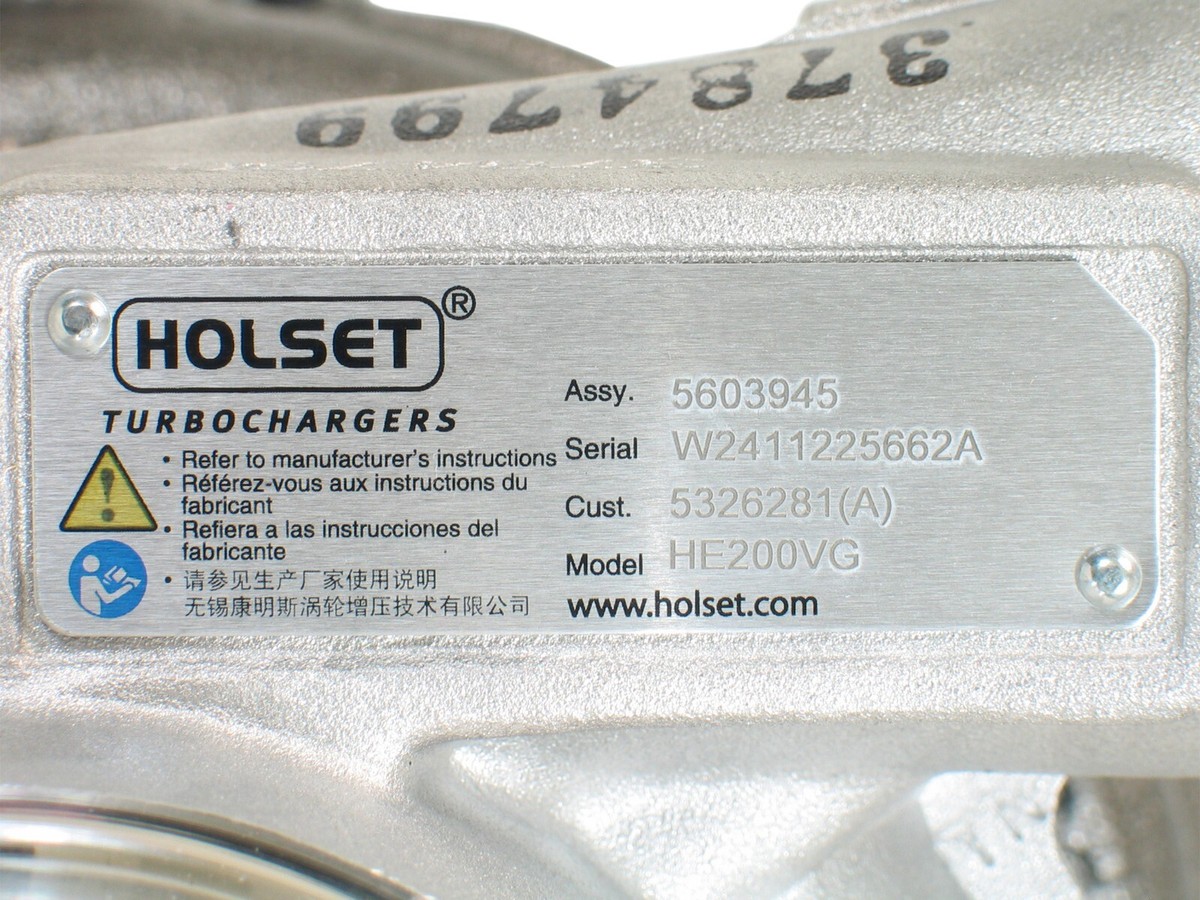 NEW OEM Holset HE200VG Turbo Industrial Cummins QSB 4.5L 5326257