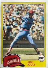 1981 Topps #563 Jim Kaat 