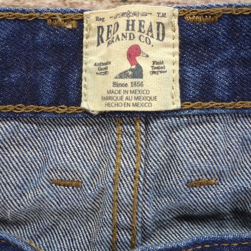 Red Head Brand Men's Size 42/32 Dark Wash Straight Leg Jeans #2267 - Picture 3 of 8