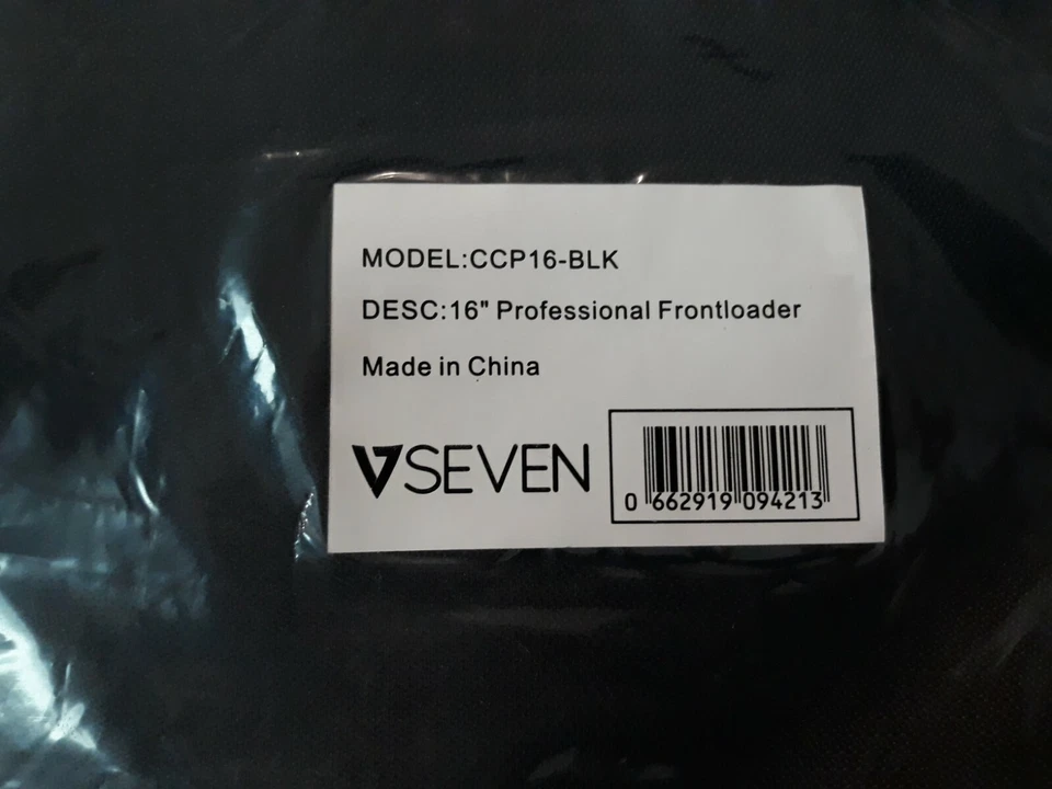 V7 CTP16-BLK-9N PROFESSIONAL TOPLOAD BLK CARRYING CASE FOR 16IN NOTEBOOK - Image 2 of 2