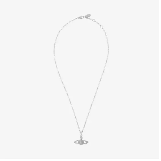 Vivienne Westwood Mini Bas Relief Pendant Silver Brand New 100