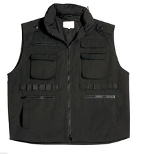 KIDS RANGER VEST ARMY VEST BLACK ROTHCO 8557