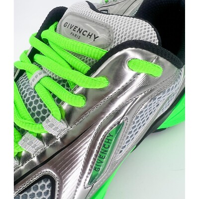 NWT GIVENCHY TK-MX Metallic Slip-Resistant Mesh Running Sneakers