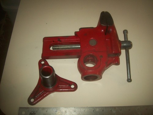 Vintage 3 1/2" Wide Gyro-Vise# 73 1/2 Made in Cleveland Ohio # 1042 & 1043 -5 - Picture 4 of 12