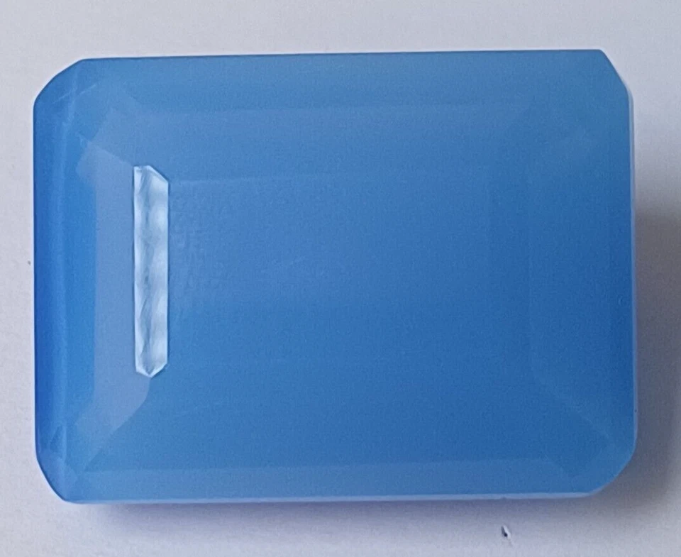 AAA+ Large Blue Opal 90.80 Ct. Emerald Cut Loose Gemstone Women for Gift/Her - Image 4 of 4