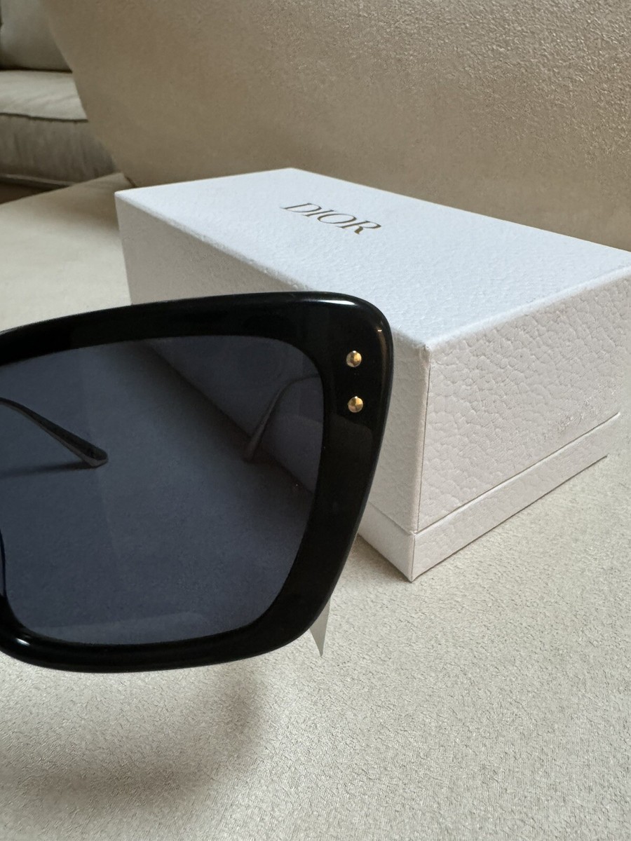 DIOR Butterfly Sunglasses MISSDIOR B5F 56mm Black/Blue Solid
