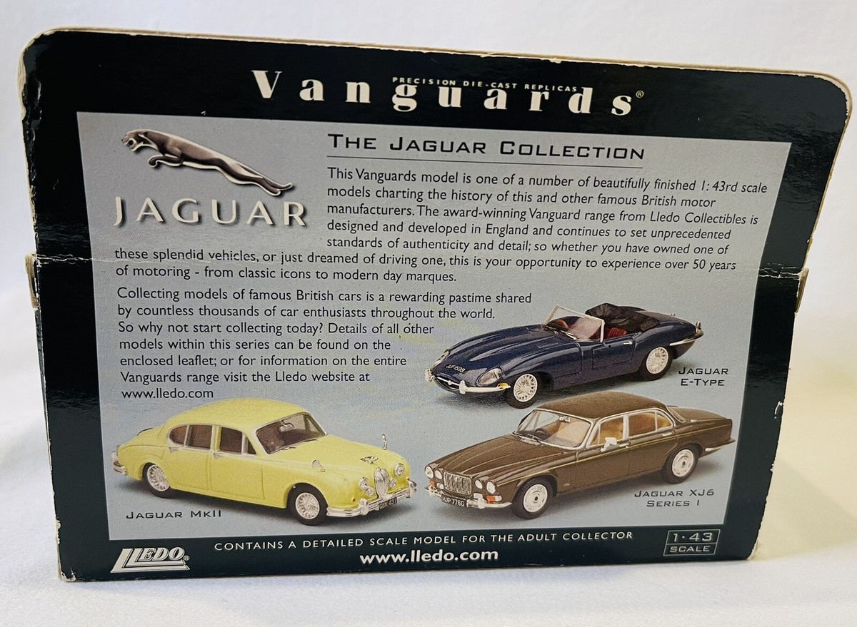 Miniature Jaguar XJ8 Sport Ultraviolet Vanguards 1/43 - Violet, édition Limitée 2003
