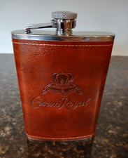 Crown Royal Whisky Limited Edition Signature Leather Flask Brand New