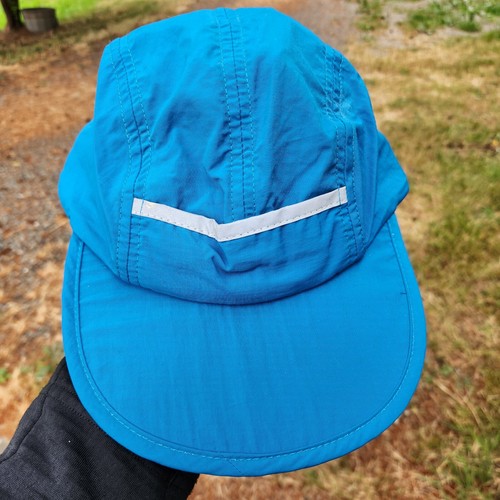 Lands End Hat Adult Unisex One Size Blue Nylon Baseball Cap Hiking Camp Gorpcore - Picture 1 of 12
