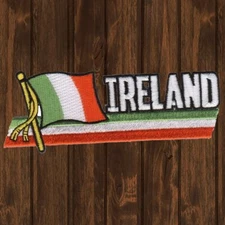 Ireland Embroidered Patch — Iron On