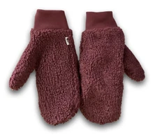 NEW The North Face Ridge Fleece Mitt Wild Ginger Medium Large Mittens