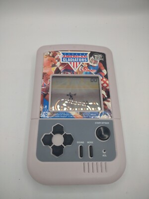 Vtg American gladiators handheld MGA LCD Micro Games USA 1992 Rare Working 