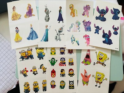 Frozen Despicable Me Disney Prinzessin Meine kleinen Ponys Temporäres Tattoo