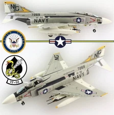 Hobby Master 1/72 HA19033 F-4J Phantom II USN VF-92 Silver Kings, Vietnam, 1972