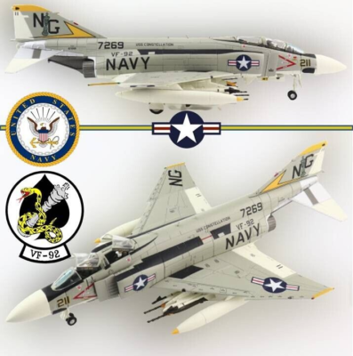 Hobby Master 1/72 HA19033 F-4J Phantom II USN VF-92 Silver Kings