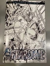 FEARSOME #1 PREVIEW BOOK! Rare LINE ART Variant!