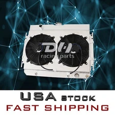 3 Row Radiator&Shrou&Fans For 1963-68 Chevy Impala Bel Air El Camino Biscayne V8