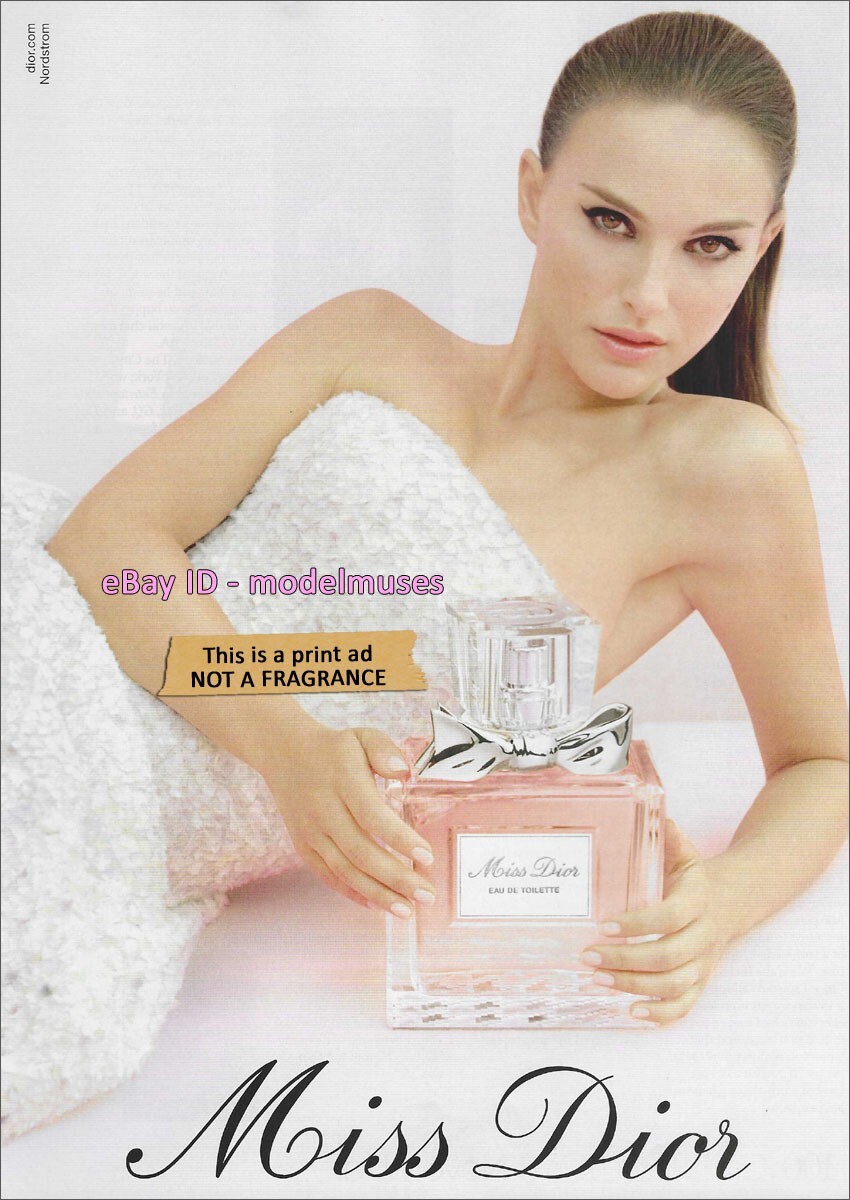 DIOR Fragrances 1-Page Magazine PRINT AD 2013 NATALIE PORTMAN