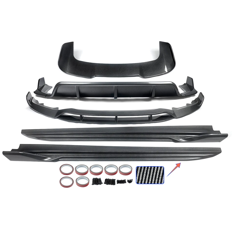 Für BMW X5 F15 2013-2018 Performance Spoiler Bodykit Front Heck Kohlefaser-Look - Bild 2 von 4