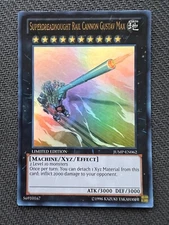 Yugioh Superdreadnought Rail Cannon Gustav Max Limited Ed Ultra JUMP-EN062 LP