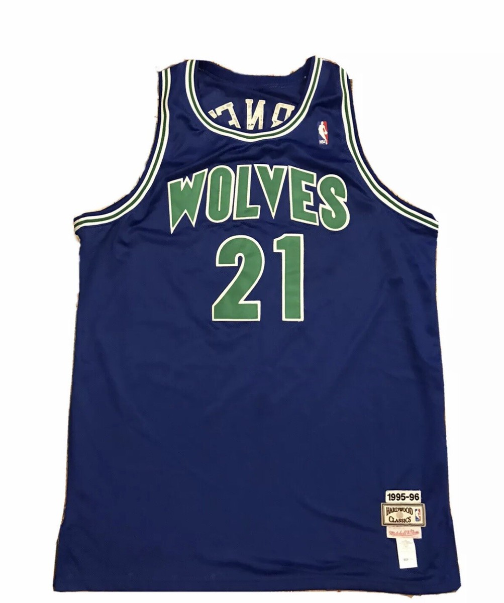 Maillot Kevin Garnett Minnesota Timberwolves Mitchell & Ness - Taille 54 - Authentique - Occasion
