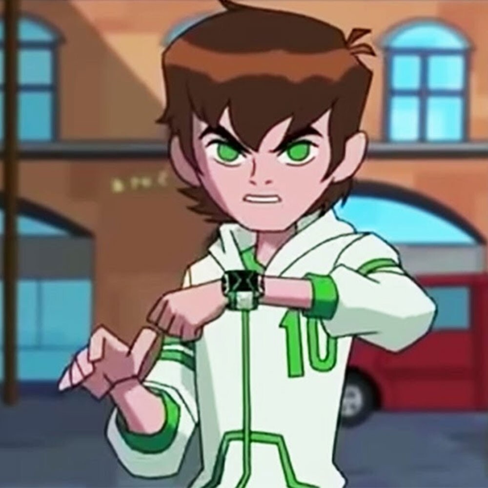 Ben 10 Omniverse Green and White Leather Cosplay Jacket Costume