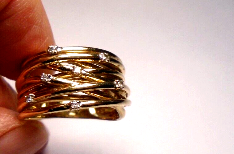 9ct gold Diamond ring eBay