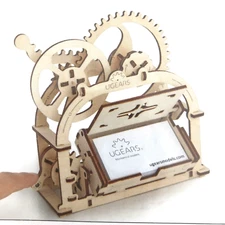Ugears Mechanical Wooden Puzzle Business Cards Box NEW 61 Pieces Etui Sealed