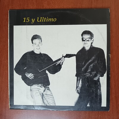 15 y Ultimo [1989] Vinyl LP Electronic Latin Synth Pop Prog Soft Rock