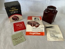 Vintage 1945 Imperial Chromat-O-Scope Plastic Slide Viewer With Box  Insert USA