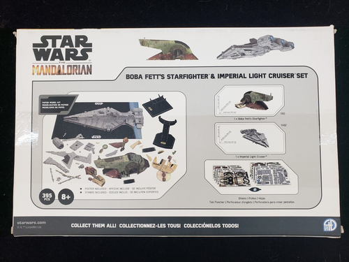 Star Wars Millennium Falcon X Wing Starfighter Model 3D Puzzle Collector New TTT - Picture 2 of 2
