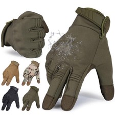 Tactical Full Finger Gloves Touch Screen Army Military Hunting Combat Airsoft US