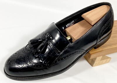 Florsheim Lexington Black Leather Kiltie Tassel Wingtip  display picture 1