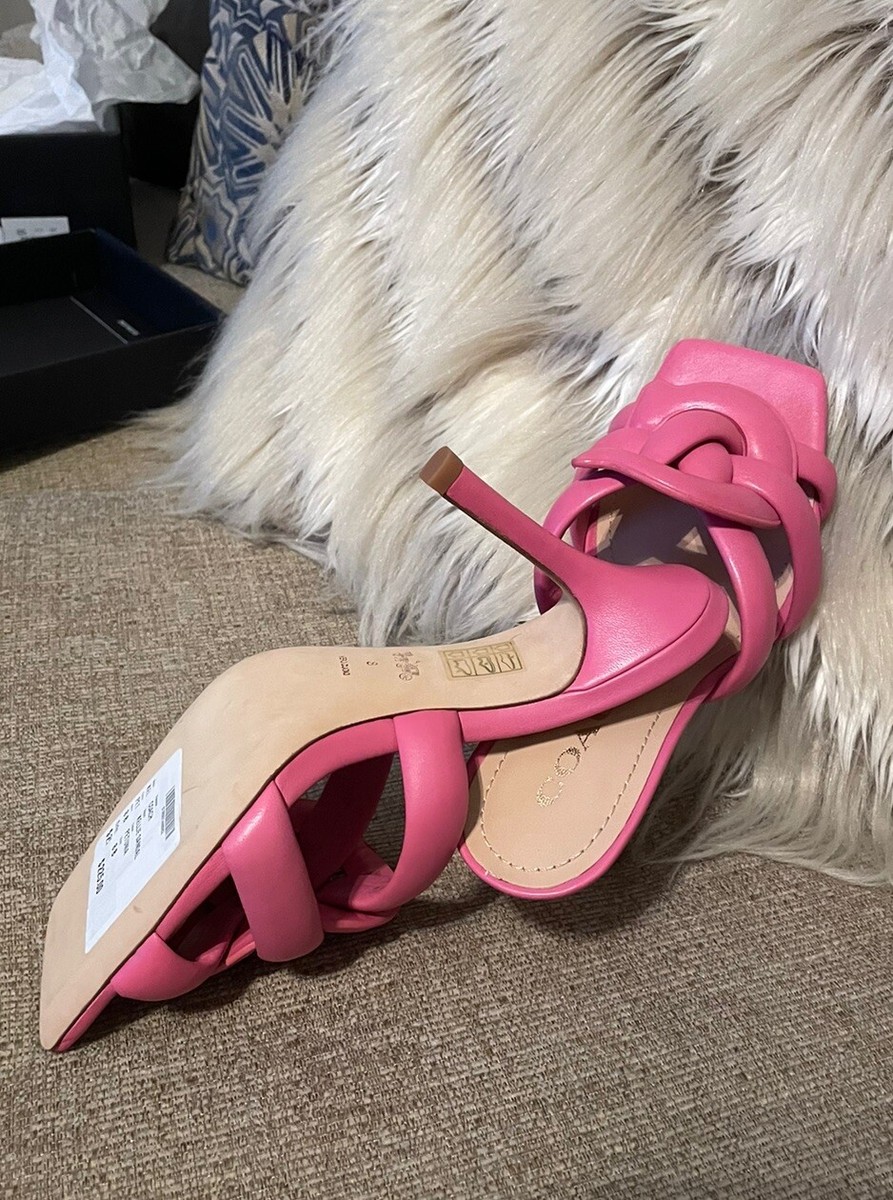 COACH KELLIE サンダル サイズ8 美品 Coach Kellie Sandals. Pink/Petunia. Size 8. Brand New