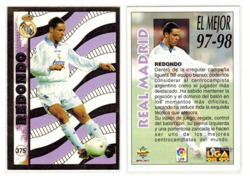 Liga 1998-99 Card n. 375 Redondo Real Madrid Mundicromo - Picture 1 of 1