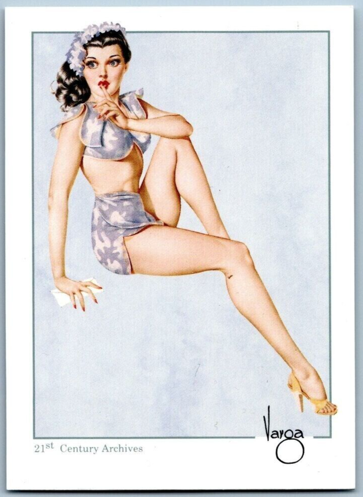 1992 21st Century Archives Varga Girls Pin-Ups Calendar October