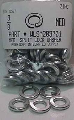 3/8 Regular Split Lock Washer Steel Zinc Yellow | MF Supply