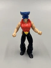 Vintage 1995 Skysurfer Strike Force 3”  Figure Blue Hat Red Shirt