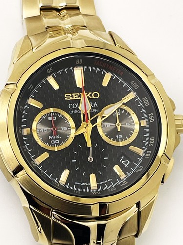 SEIKO MEN'S COUTURA 8T63-01H0"LIVE RUNNING" 100M CHRONOGRAPH WATCH SSB438