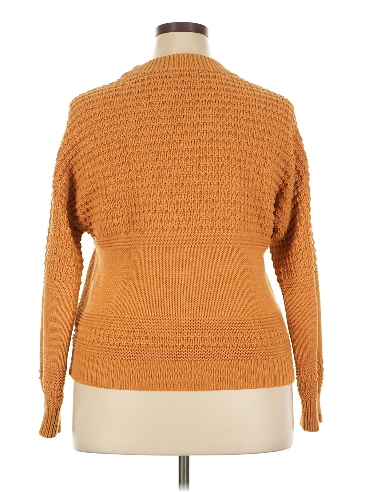 Universal Thread Women Orange Pullover Sweater XXL - image 2