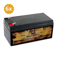 Pirate Battery 12V 3.5AH Battery 6PK