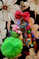 Handmade Purse Charm Bag Charm Keychain Handbag Charm
