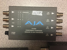 ONE 1 AJA D10AD Component / Composite Analog to SDI Converter - Five Available