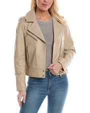Sam Edelman Leather Moto Jacket Women's
