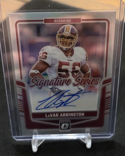 LaVar Arrington 2024 Donruss Optic Signature Series Holo Auto #SSHLAN Washington