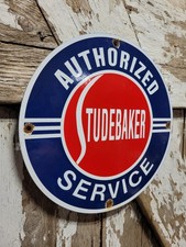 Vintage Studebaker Porcelain Sign Old American Garage Service Dealer Car Truck Vintage Studebaker Porcelain Sign Old American Garage Service Dealer Car Truck