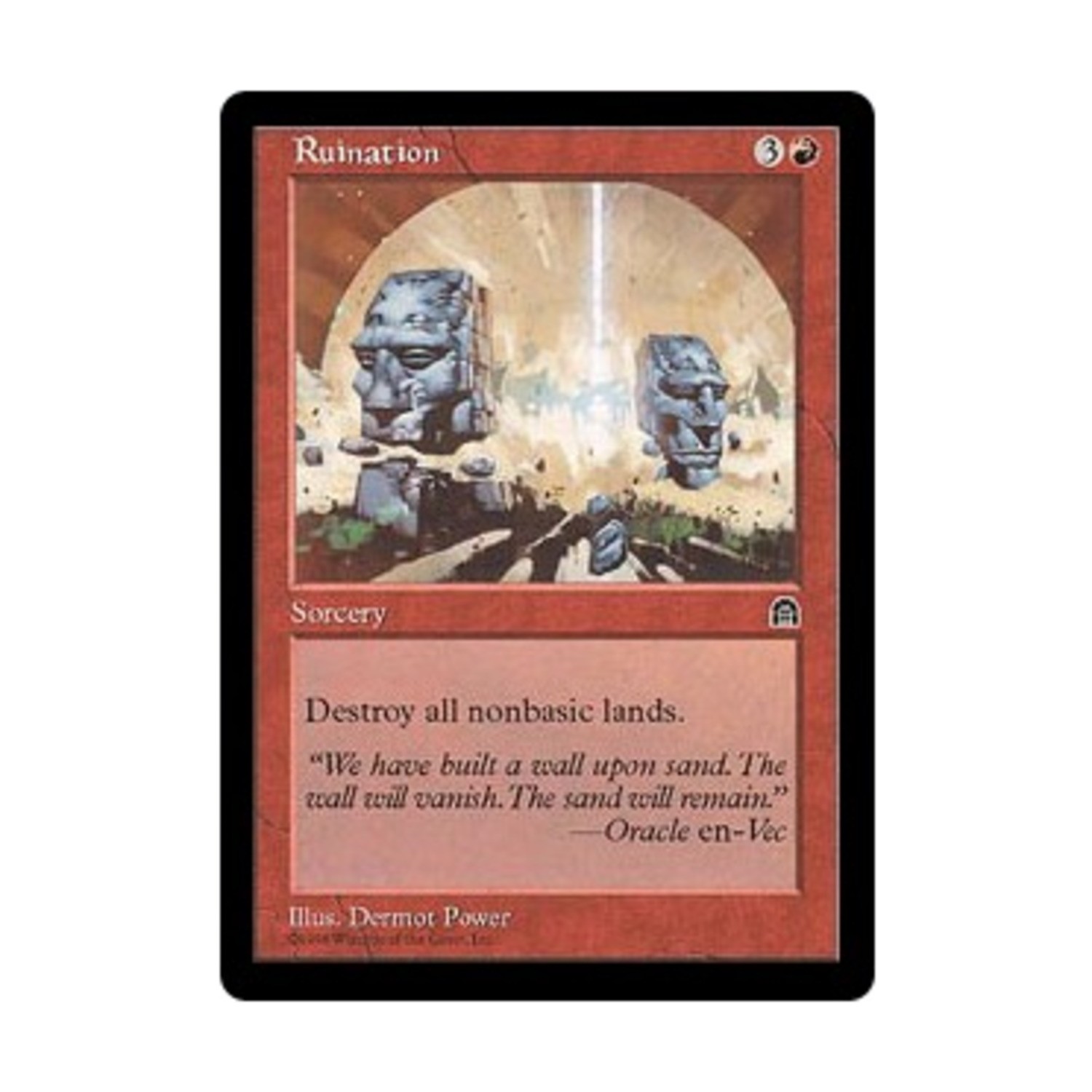 WOTC MtG Stronghold Ruination (R) NM